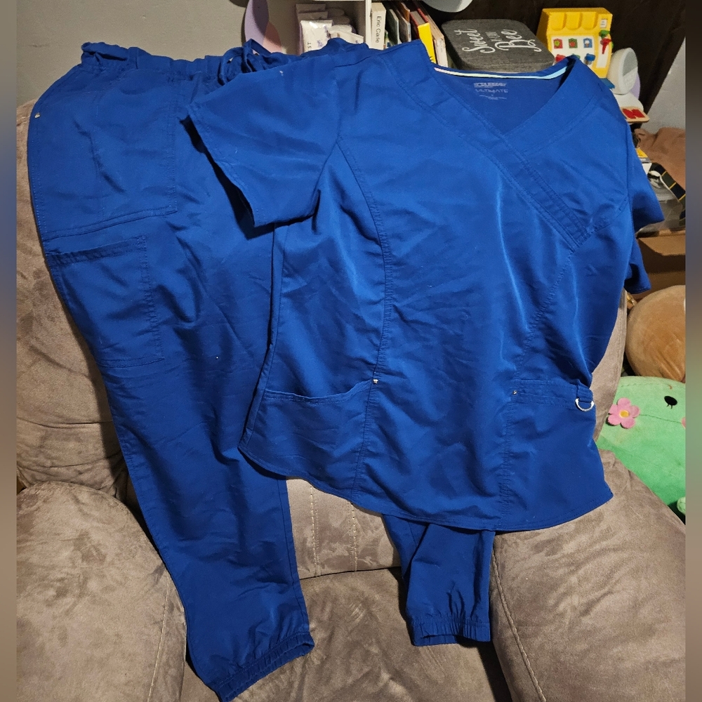 Scrubstar Set Of Royal Blue Scrubs